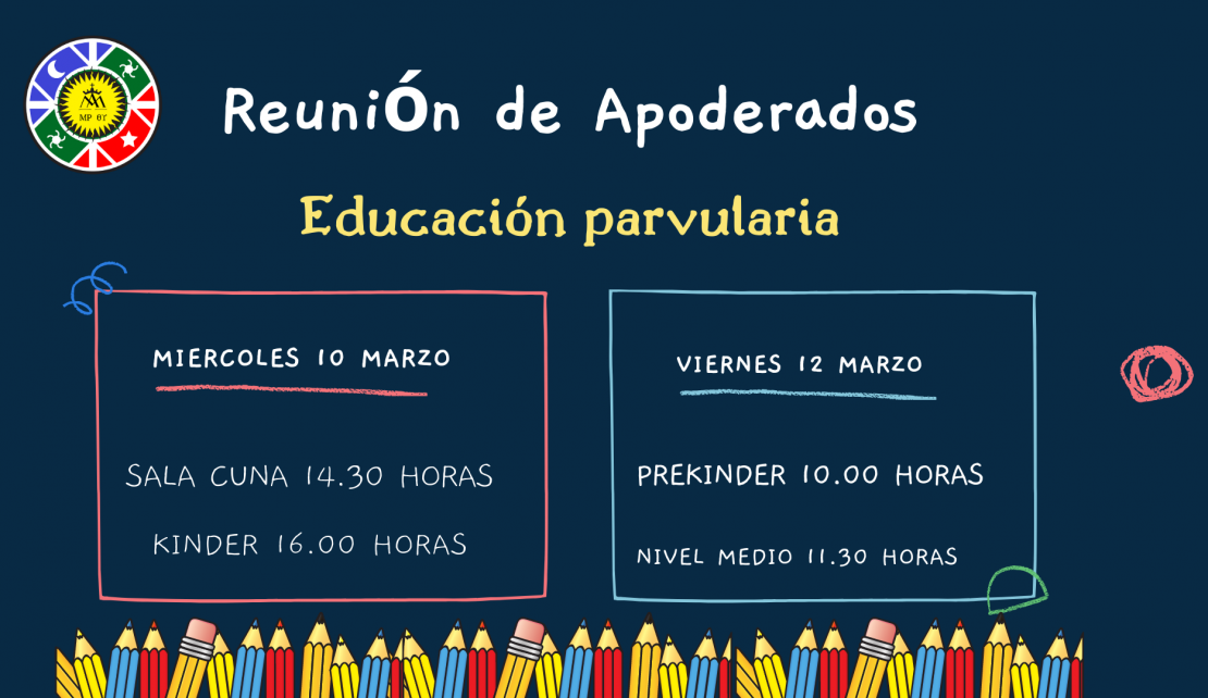 Comunicado a las familias de enseñanza parvularia - 04 Marzo  